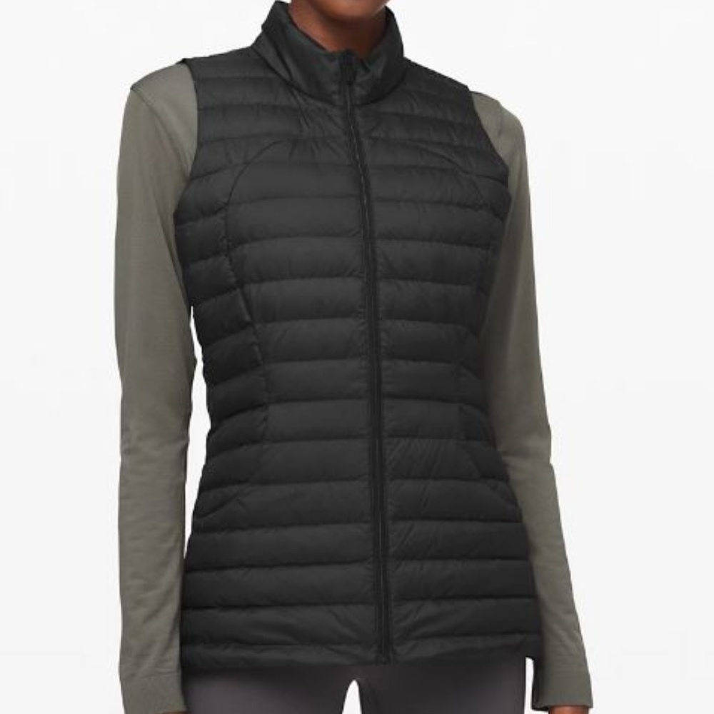 NWT lululemon Pack it Down Vest black size 8